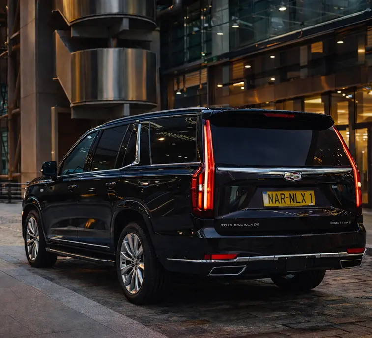 Large SUV option for airport transfer with extra luggage capacity.